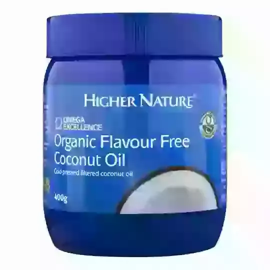 Higher Nature Organic Flavour Free Coconut Oil 400g Butter